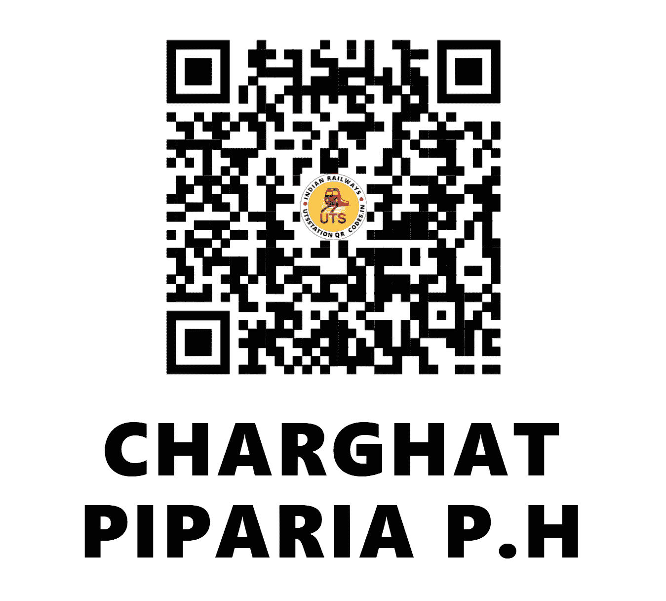 UTS QR Code for CHARGHAT PIPARIA P.H - CRE (SB - MADHYA PRADESH)